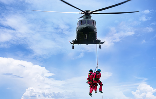 Helicopterbergung